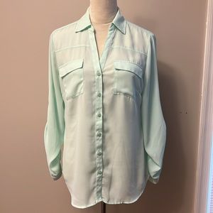 3 FOR $40 - New York & Co Button Down Blouse